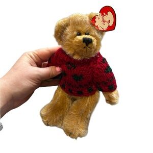 Ty Attic Treasure Bearkhardt the Bear Collectible Plushie Vintage 1993 Dmgd Tag